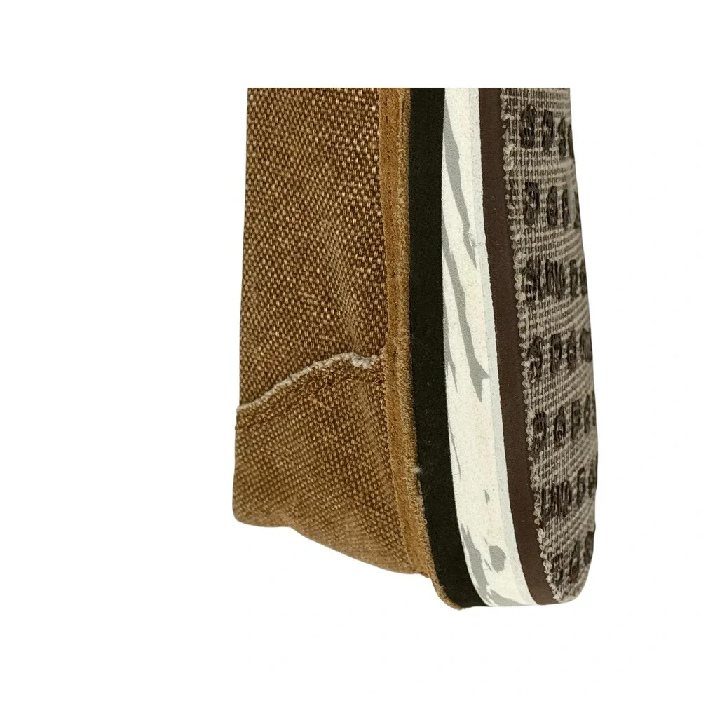 Lamo Skipper Serape Brown‎ Canvas Western Slip On Loafer Shoes Women's Sz 7 NWT